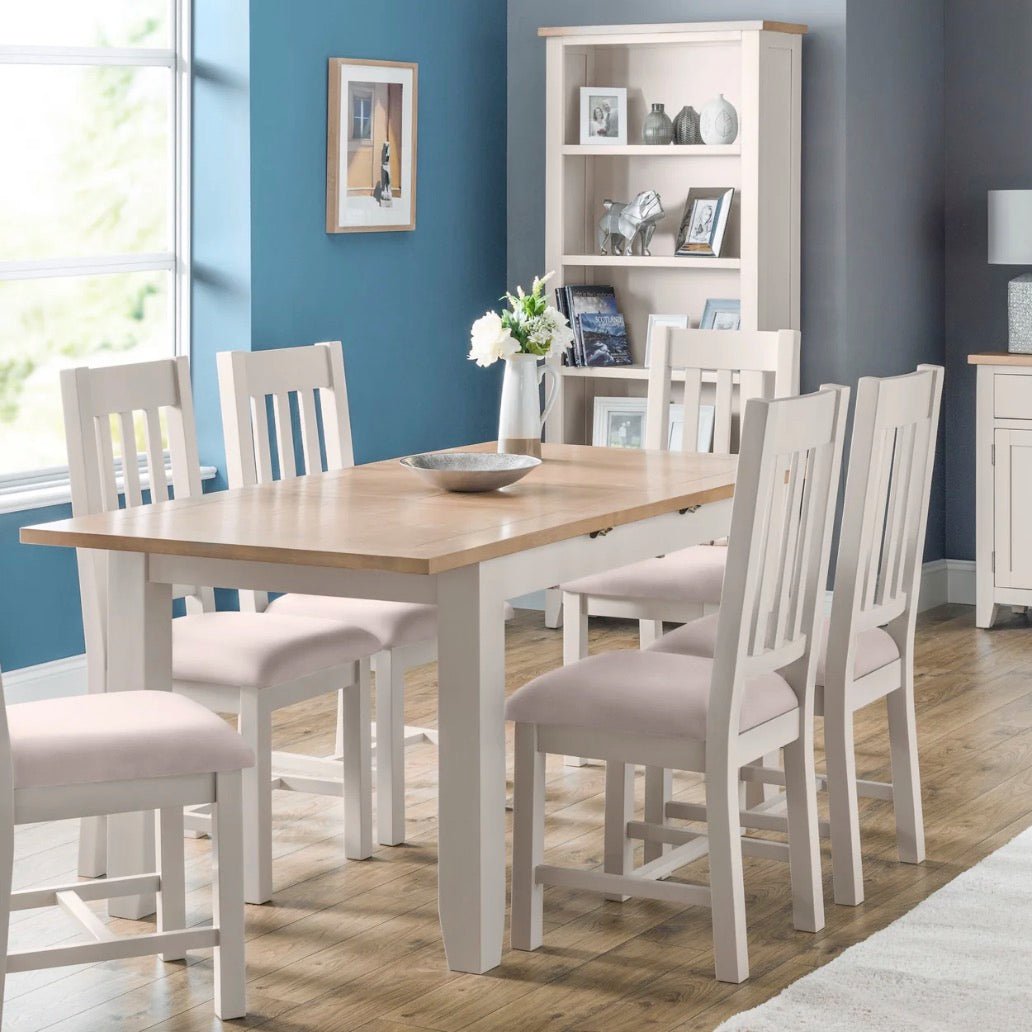 Richmond Elephant Grey Extending Dining Table6 - Duck Barn Interiors