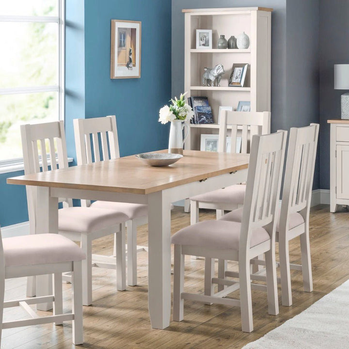 Richmond Elephant Grey Extending Dining Table6 - Duck Barn Interiors