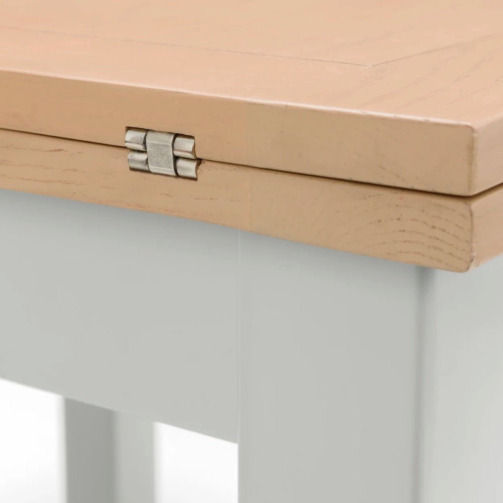 Richmond Elephant Grey Flip Top Dining Table6 - Duck Barn Interiors