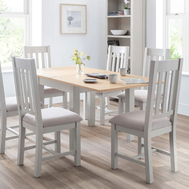 Richmond Elephant Grey Flip Top Dining Table4 - Duck Barn Interiors
