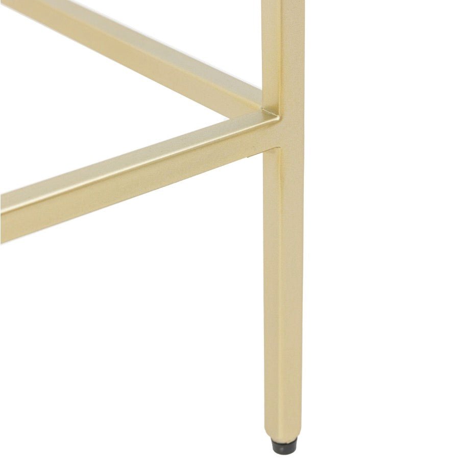 Rothbury Glass Console Table - Champagne6 - Duck Barn Interiors