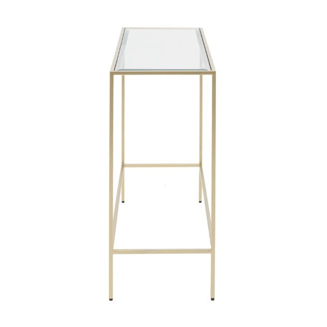 Rothbury Glass Console Table - Champagne5 - Duck Barn Interiors