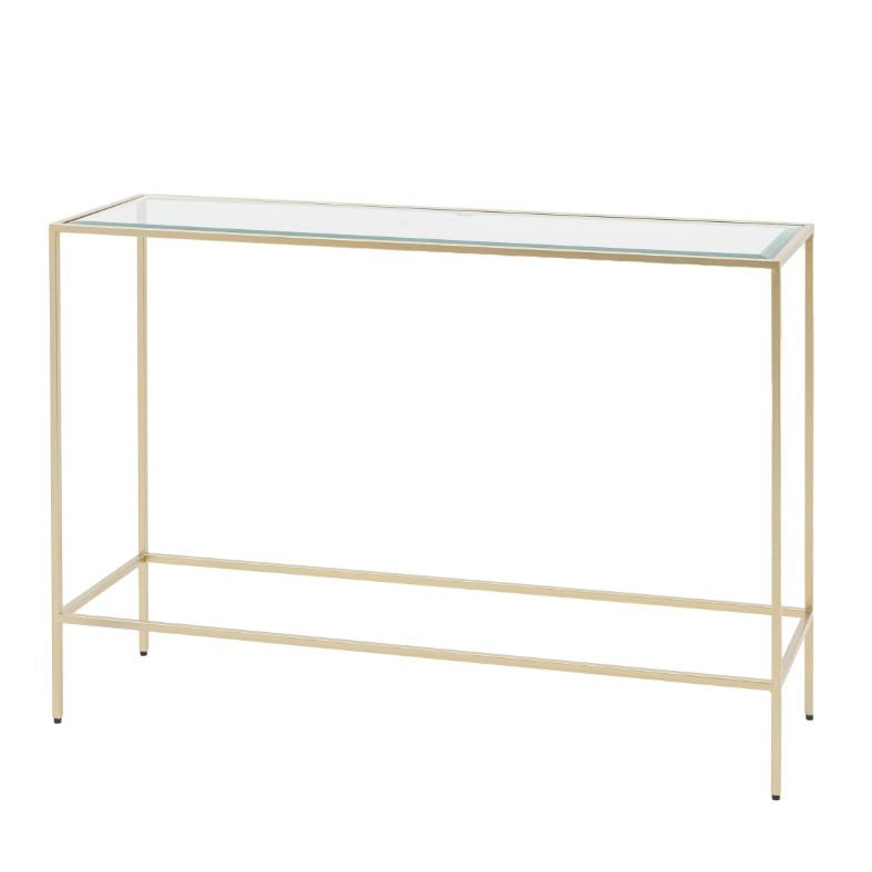 Rothbury Glass Console Table - Champagne4 - Duck Barn Interiors