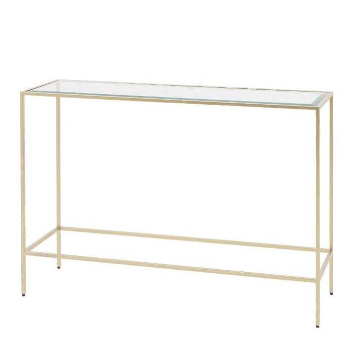 Rothbury Glass Console Table - Champagne4 - Duck Barn Interiors