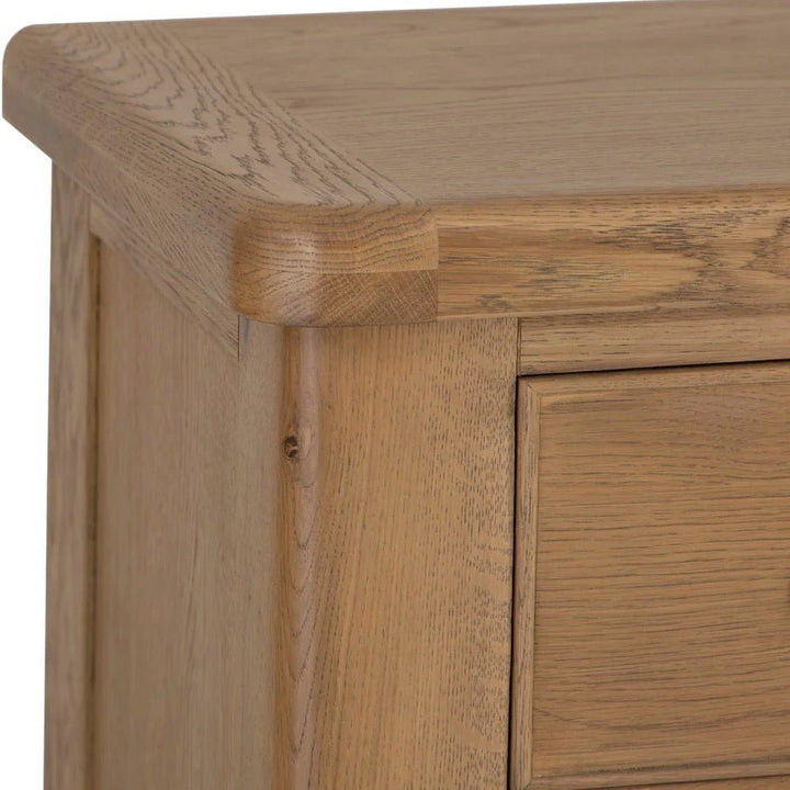 Rusper Oak 2 Over 3 Chest of Drawers4 - Duck Barn Interiors