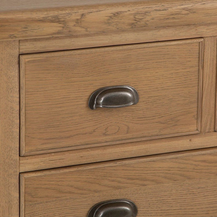 Rusper Oak 2 Over 3 Chest of Drawers8 - Duck Barn Interiors