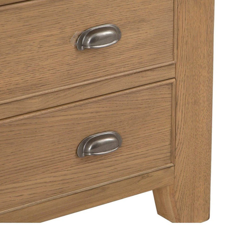 Rusper Oak 2 Over 3 Chest of Drawers6 - Duck Barn Interiors