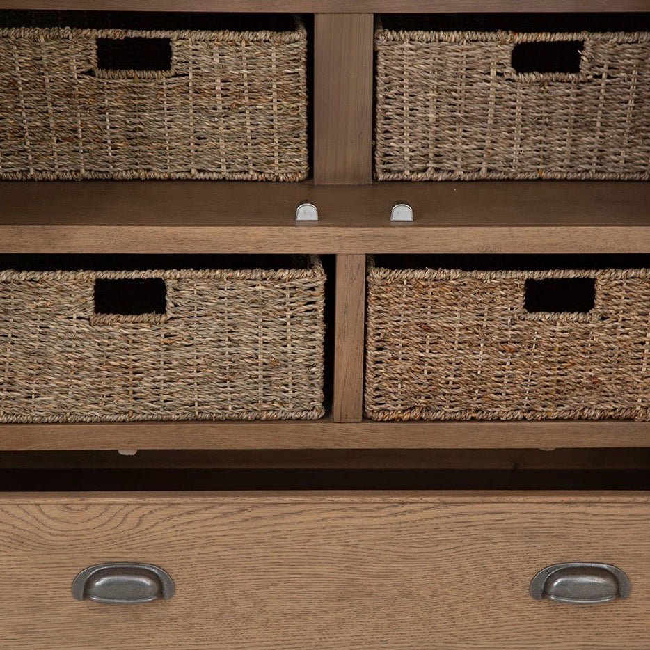 Rusper Oak Double Larder Unit6 - Duck Barn Interiors