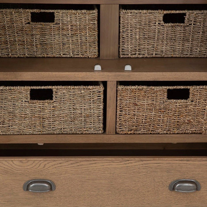 Rusper Oak Double Larder Unit6 - Duck Barn Interiors
