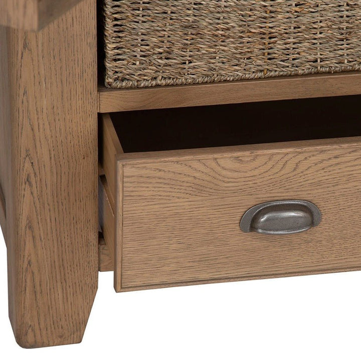 Rusper Oak Double Larder Unit5 - Duck Barn Interiors