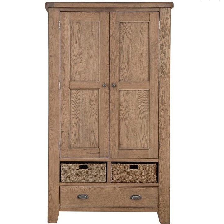 Rusper Oak Double Larder Unit4 - Duck Barn Interiors