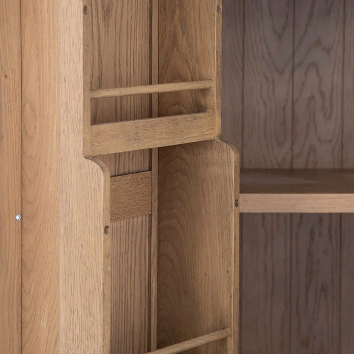 Rusper Oak Double Larder Unit3 - Duck Barn Interiors