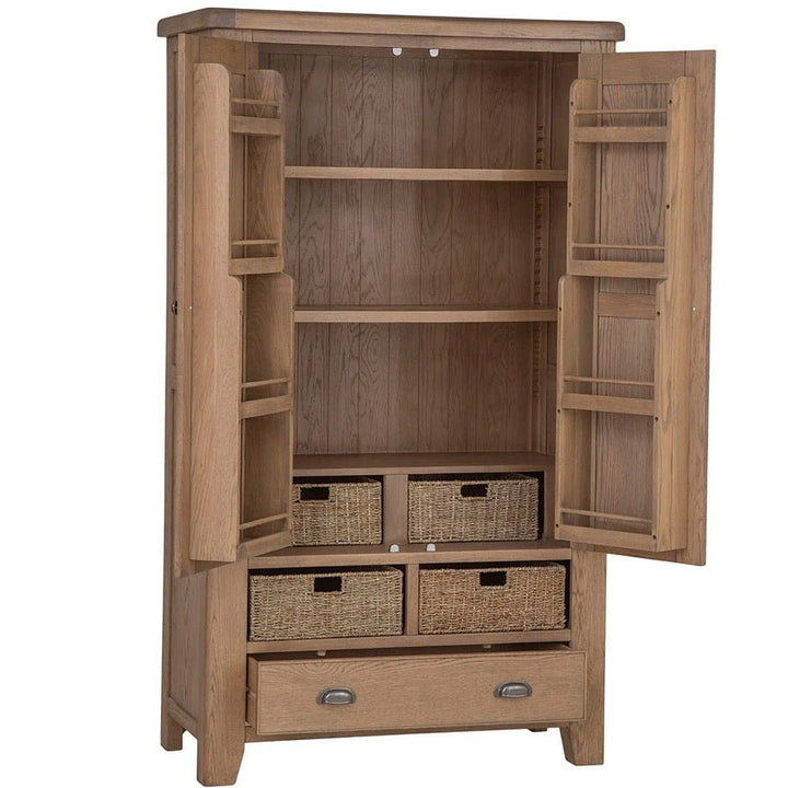 Rusper Oak Double Larder Unit12 - Duck Barn Interiors