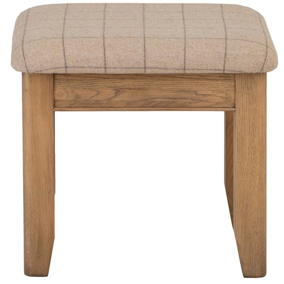 Rusper Oak Dressing Table Stool10 - Duck Barn Interiors
