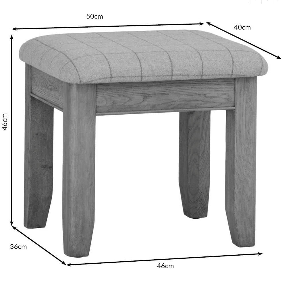 Rusper Oak Dressing Table Stool11 - Duck Barn Interiors