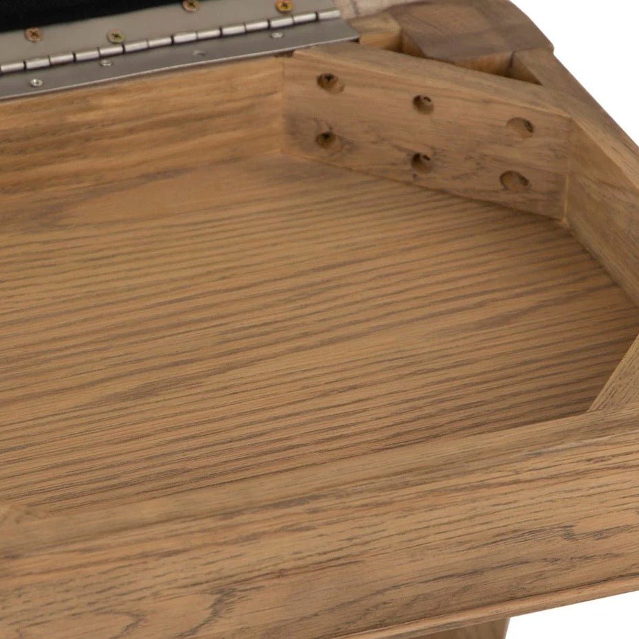 Rusper Oak Dressing Table Stool7 - Duck Barn Interiors