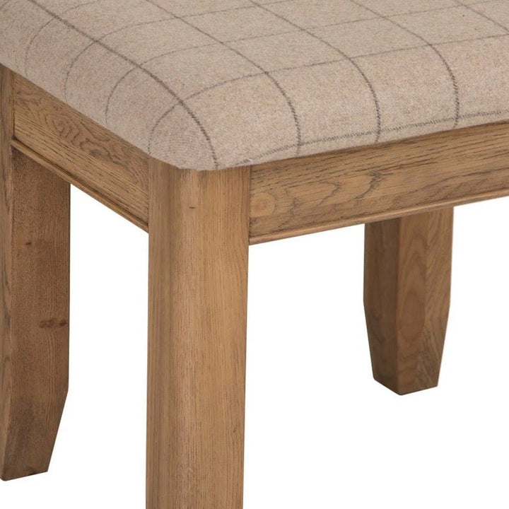 Rusper Oak Dressing Table Stool9 - Duck Barn Interiors