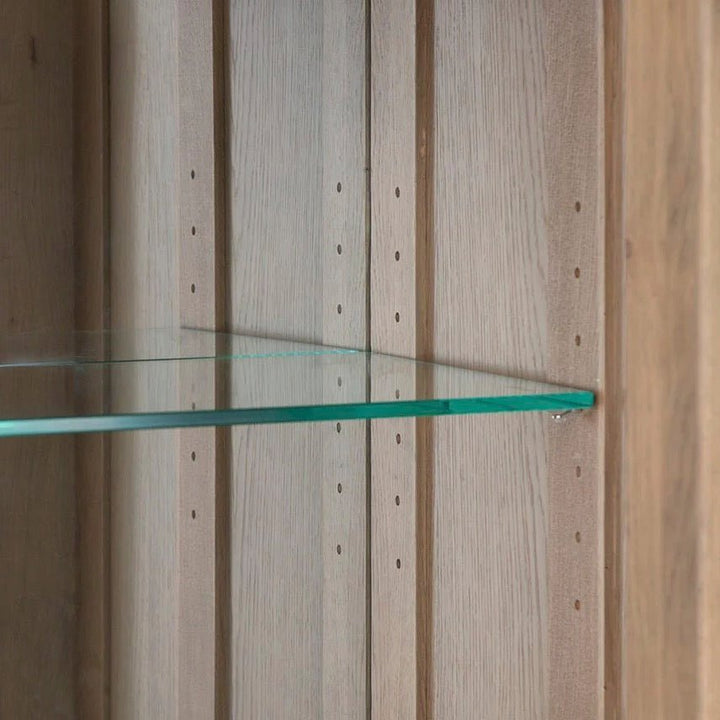 Rusper Oak Drinks Cabinet Cupboard14 - Duck Barn Interiors