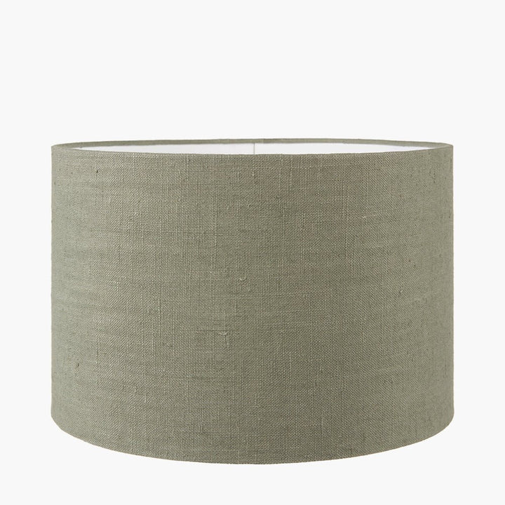 Safari Tall Glass Table Lamp with Edward Pistachio Green Shade - 40cm5 - Duck Barn Interiors