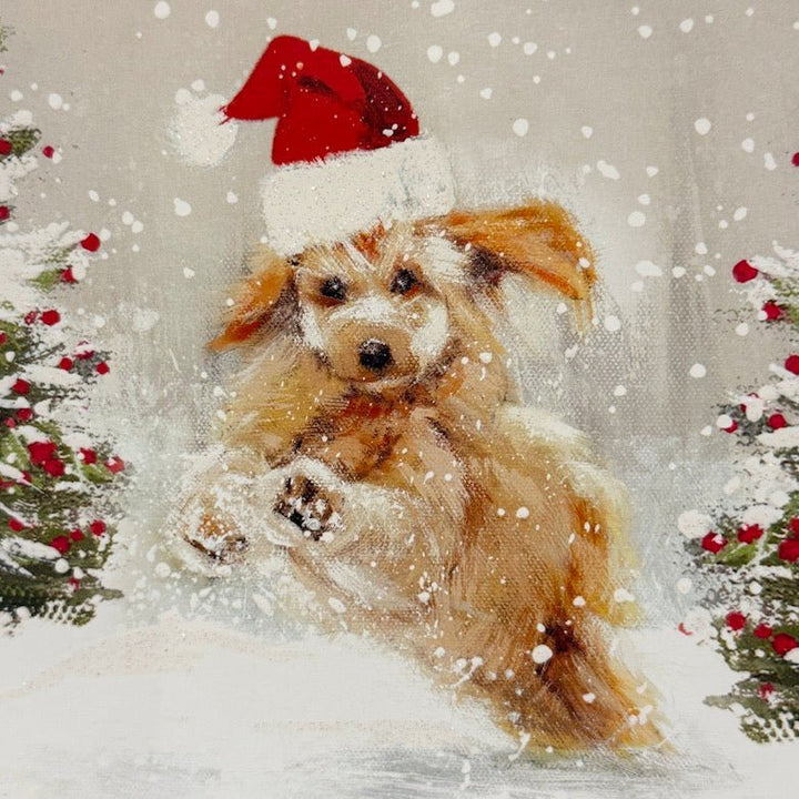 Santa Puppy Charity Christmas Cards - Pack of 61 - Duck Barn Interiors