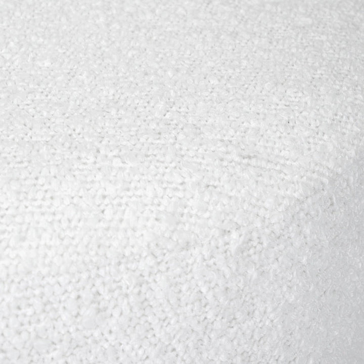 Sassari Boucle Pouffe - White5 - Duck Barn Interiors