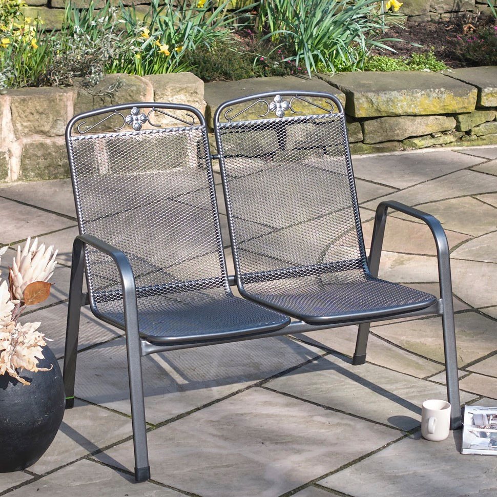 Savoy 2 Seater Bench1 - Duck Barn Interiors