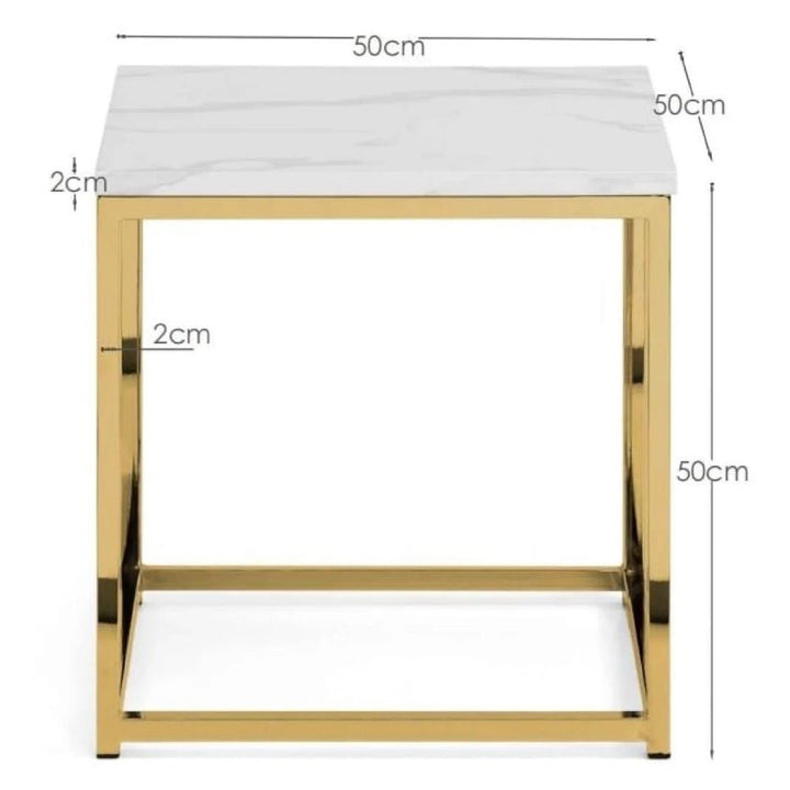 Scala Lamp Table - Gold5 - Duck Barn Interiors