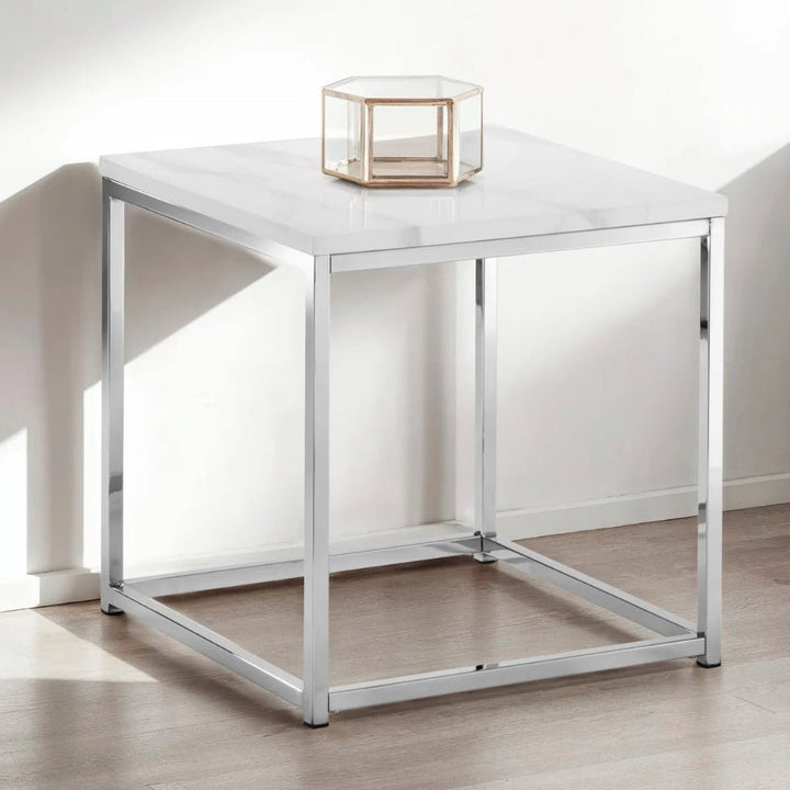Scala Lamp Table - Silver1 - Duck Barn Interiors