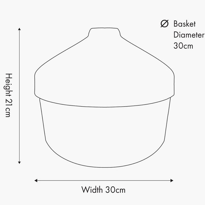 Seagrass Natural Lidded Round Basket6 - Duck Barn Interiors