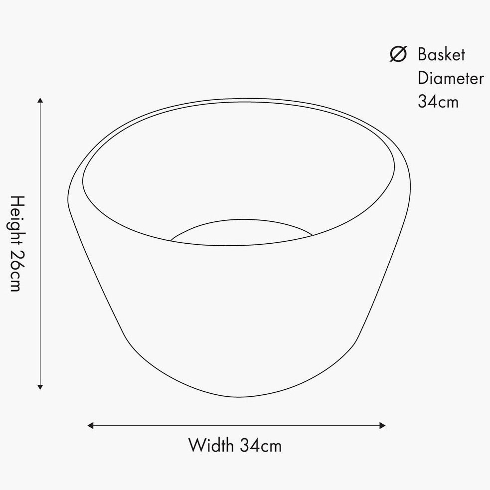 Seagrass Natural Round Basket8 - Duck Barn Interiors