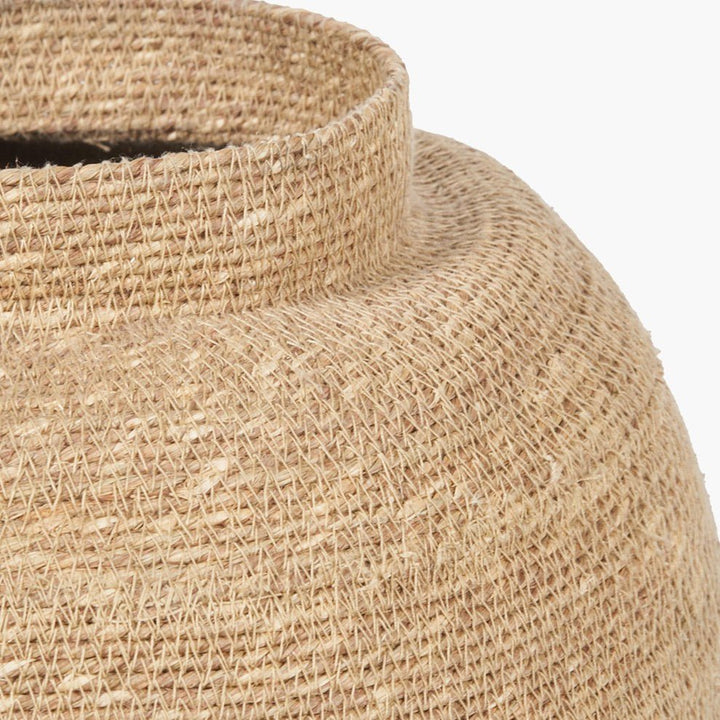 Seagrass Natural Vase Shaped Basket6 - Duck Barn Interiors