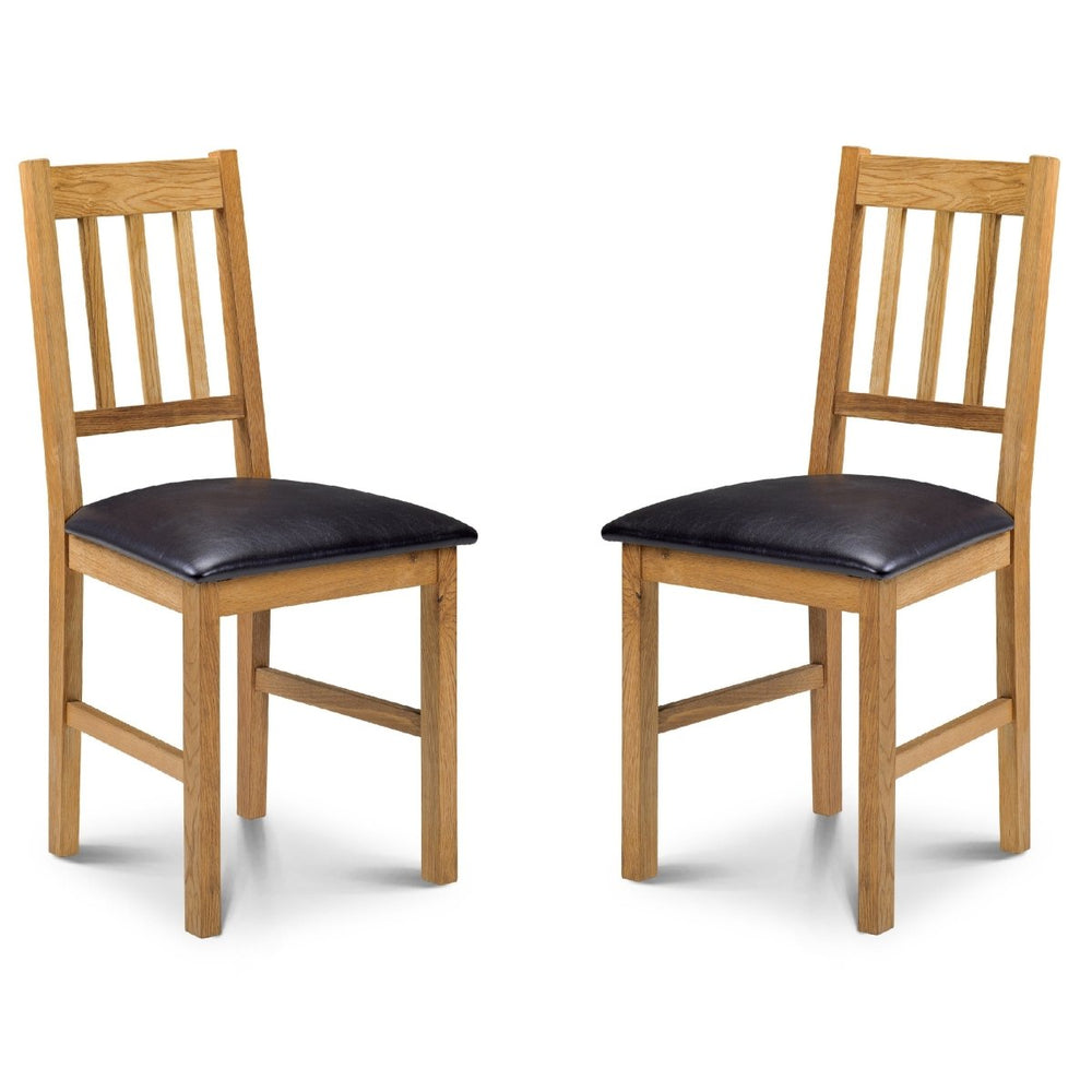 Set Of 2 Coxmoor Chairs - Oak1 - Duck Barn Interiors