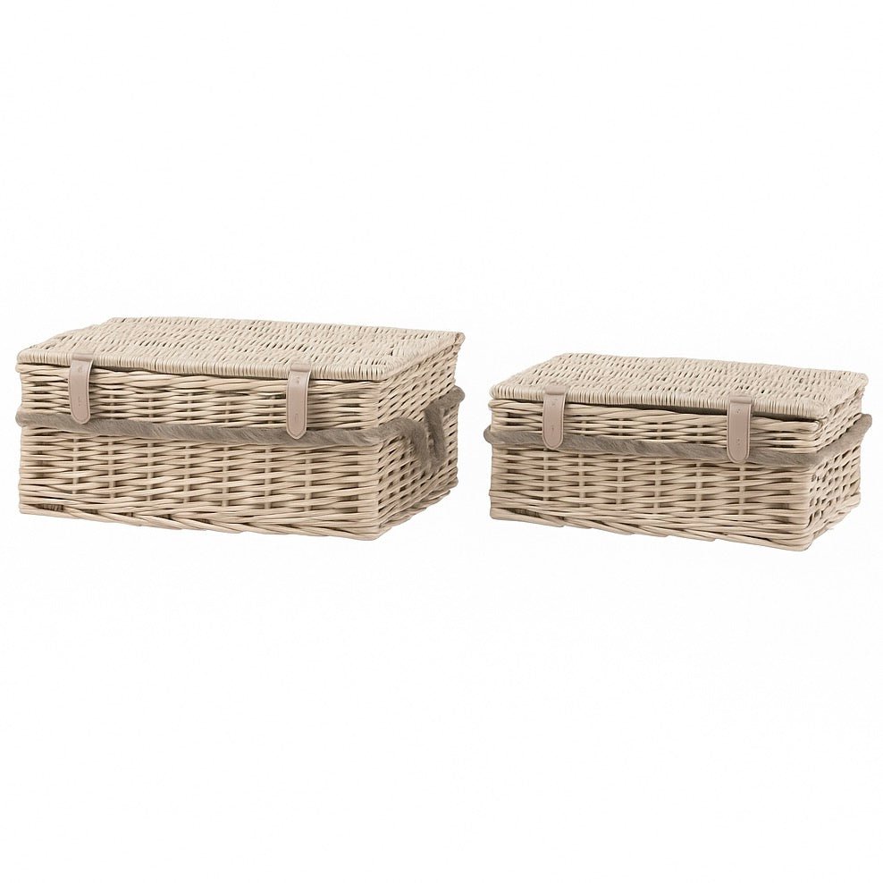 Set of 2 Rivra Lidded Baskets9 - Duck Barn Interiors