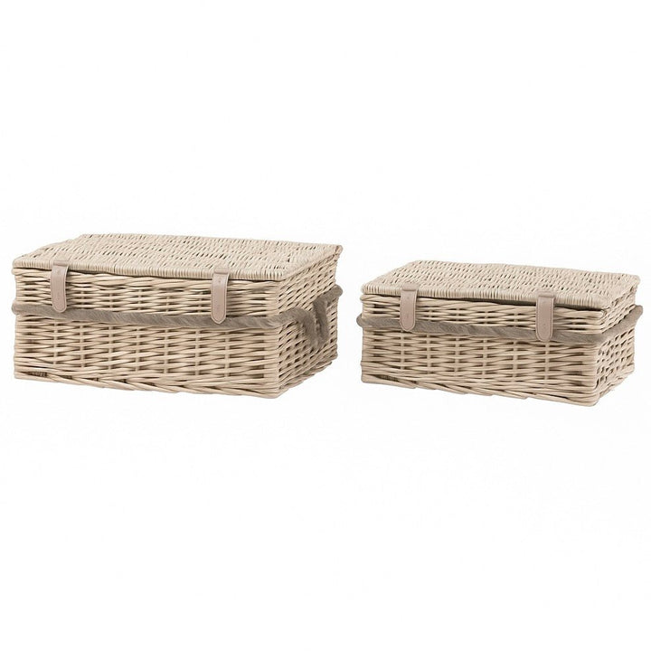 Set of 2 Rivra Lidded Baskets9 - Duck Barn Interiors
