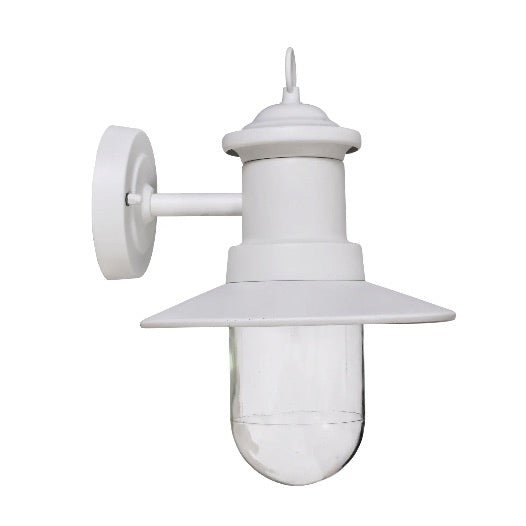 Ships Outdoor Wall Light - Lily White1 - Duck Barn Interiors