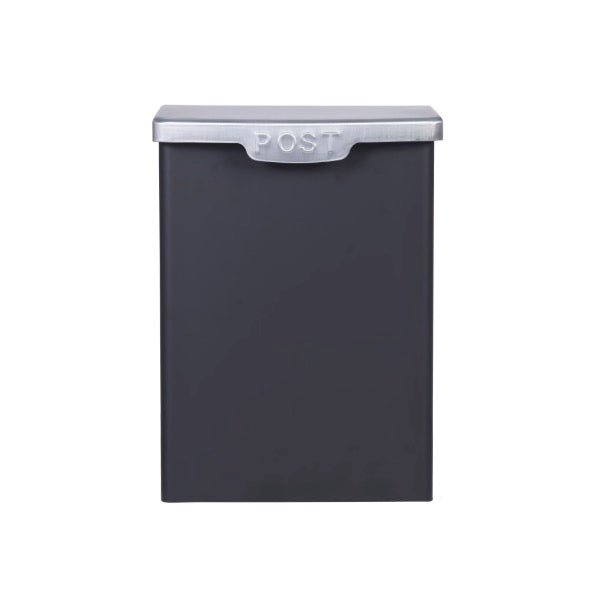 Shipton Steel Post Box - Carbon4 - Duck Barn Interiors