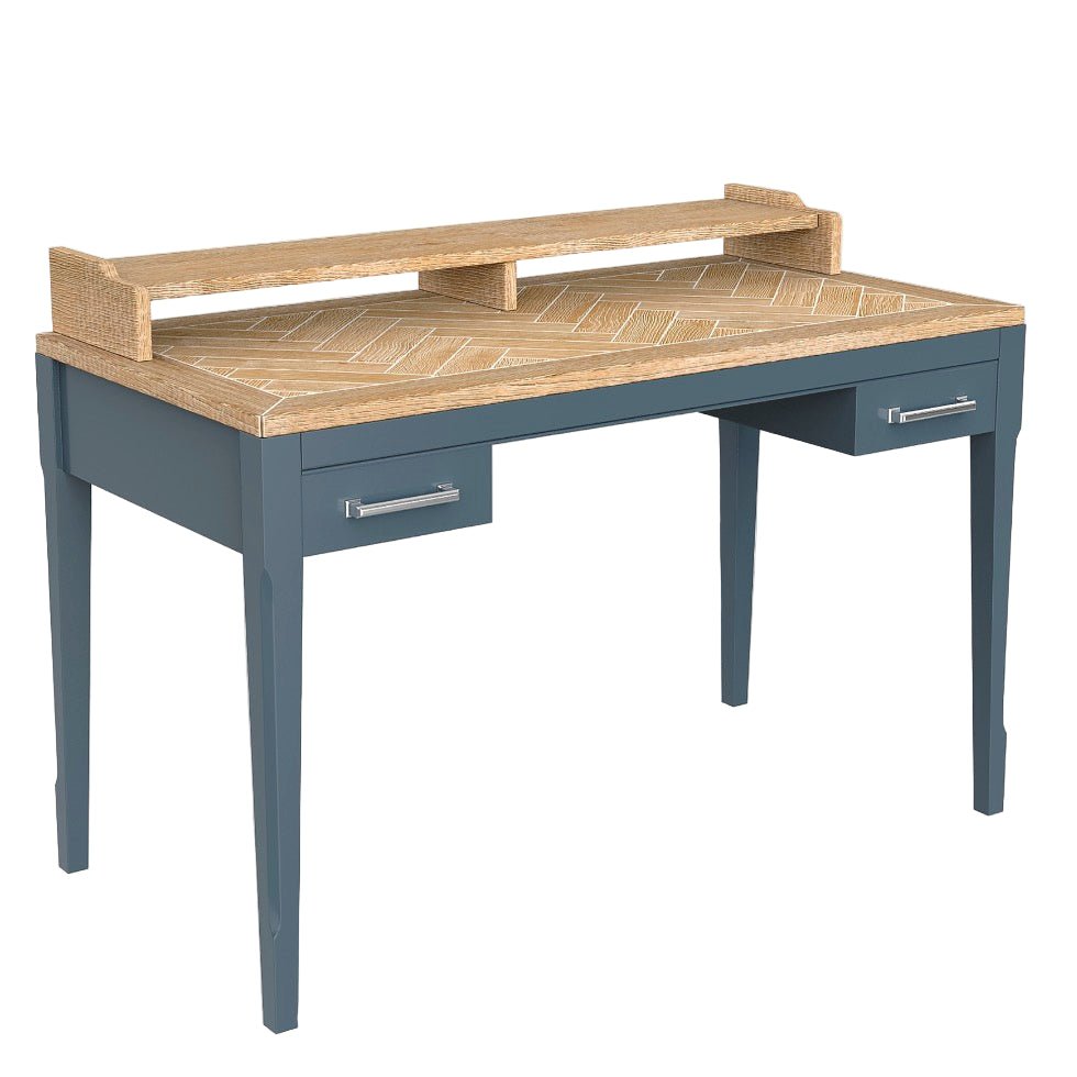 Signature Blue Desk / Dressing Table1 - Duck Barn Interiors
