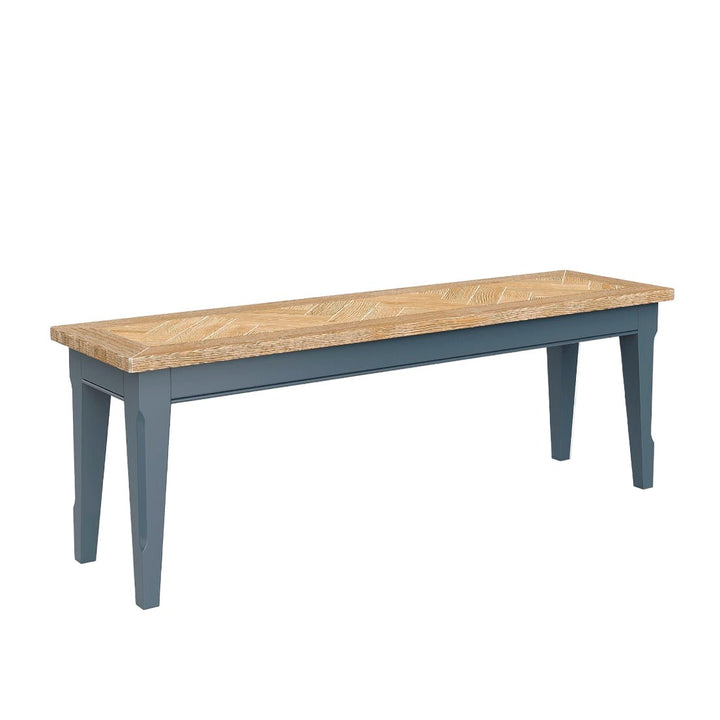 Signature Blue Dining Bench (2 Sizes)1 - Duck Barn Interiors