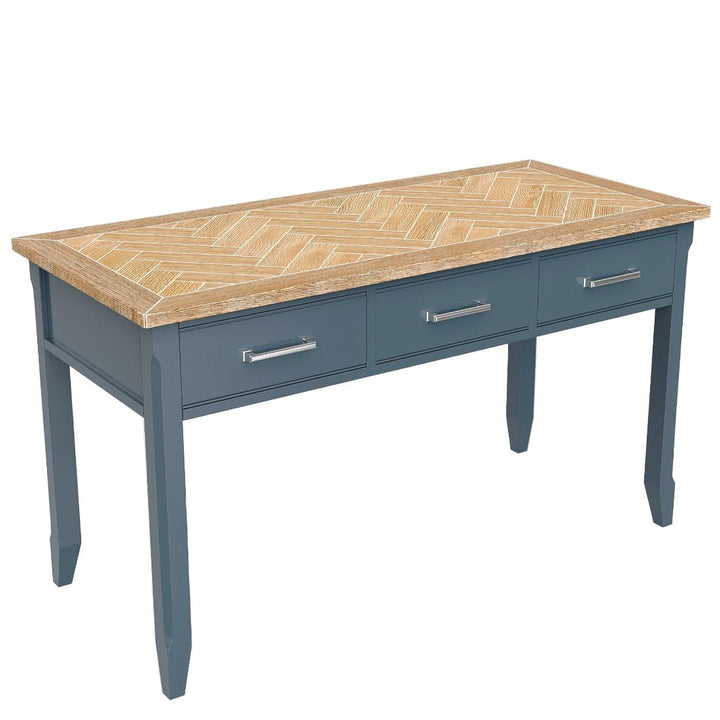 Signature Blue - Executive Desk1 - Duck Barn Interiors