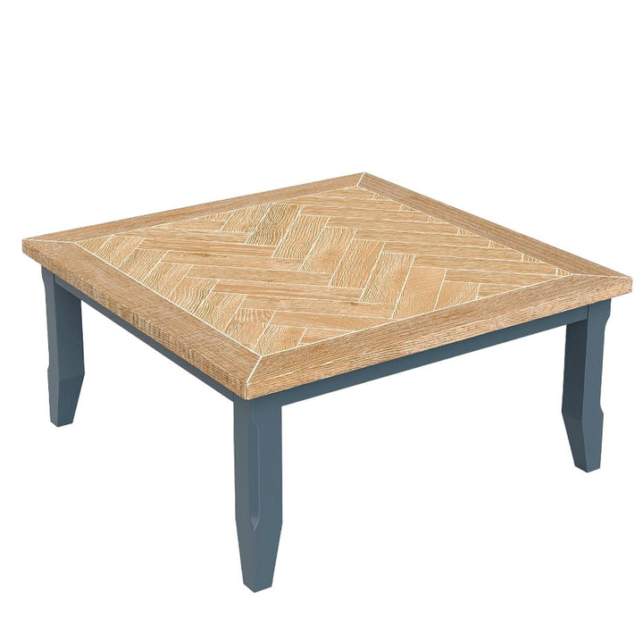 Signature Blue - Square Open Coffee Table1 - Duck Barn Interiors