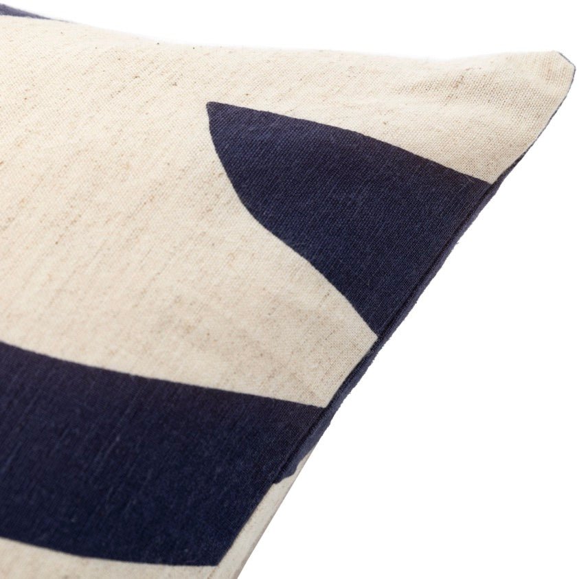 Skara Graphic Cushion - Ink Blue6 - Duck Barn Interiors