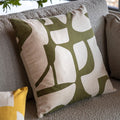 Skara Graphic Cushion - Olive