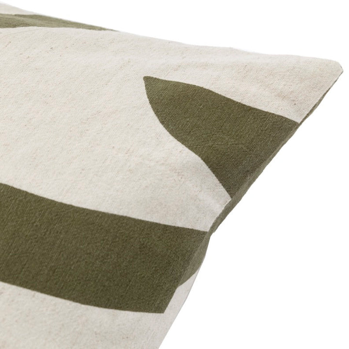 Skara Graphic Cushion - Olive6 - Duck Barn Interiors