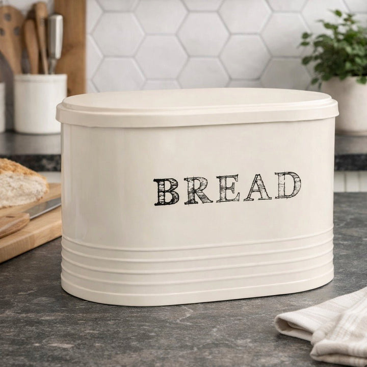 Sketch Oval Bread Bin1 - Duck Barn Interiors