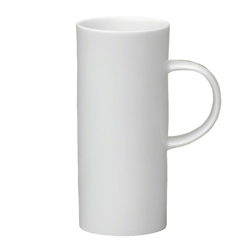 Skinny Plain White Bone China Mug1 - Duck Barn Interiors