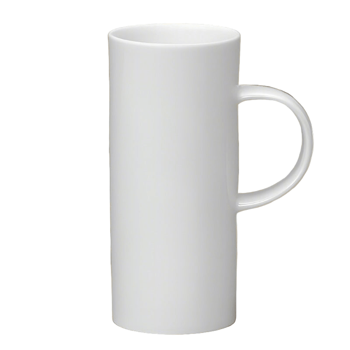 Skinny Plain White Bone China Mug1 - Duck Barn Interiors