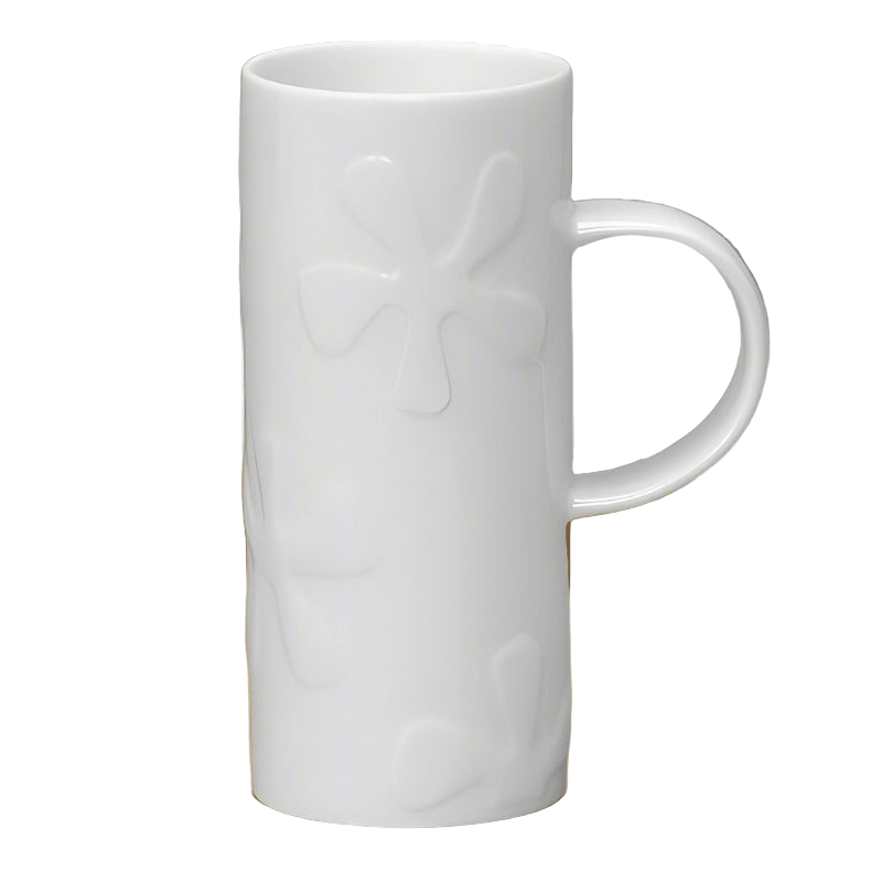 Skinny Splat White Bone China Mug1 - Duck Barn Interiors