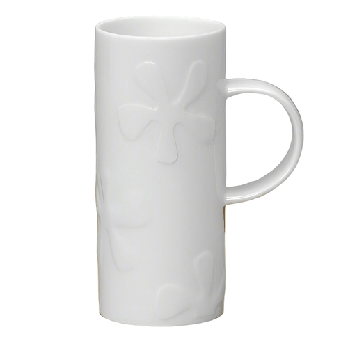 Skinny Splat White Bone China Mug