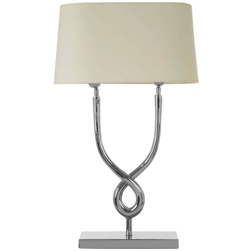 Skye Table Lamp with Cross Base and Shade
