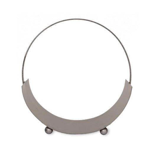 Small Steel Round Log Holder7 - Duck Barn Interiors